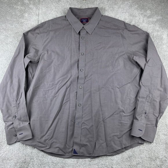 UNTUCKit Sangiovese Shirt Mens Size X-Large Gray Relaxed Fit Wrinkle Free Button - Picture 3 of 11